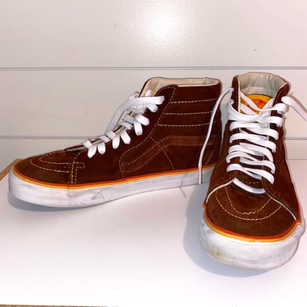 Vans Sk8-Hi 499592 Brown/Brown High-Top Sneakers – Men’s 9 / Women’s 10.5